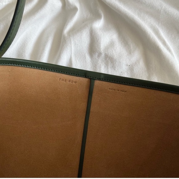 The Row Large North South Park Tote Bag Moss Green - Picture 10 of 12